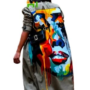 Lite weight fashion trench coat